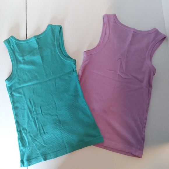 Two Wonder Nation Blue and Purple Tanks Tops Shirts - Picture 3 of 7